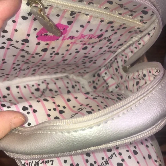 Kids Size BETSEY JOHNSON Luv Betsey Holographic Owl Backpack Adjustable Straps - Picture 16 of 17